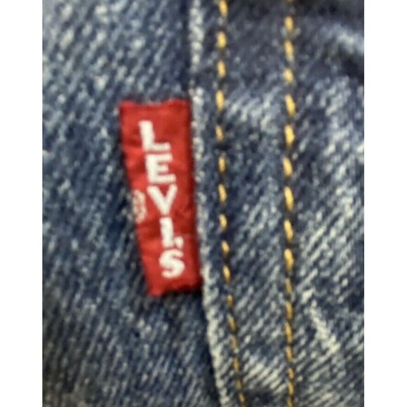 Levi's 70's High Flare Jeans Women 28x32 Blue Big E Distressed American Denim - Picture 3 of 14